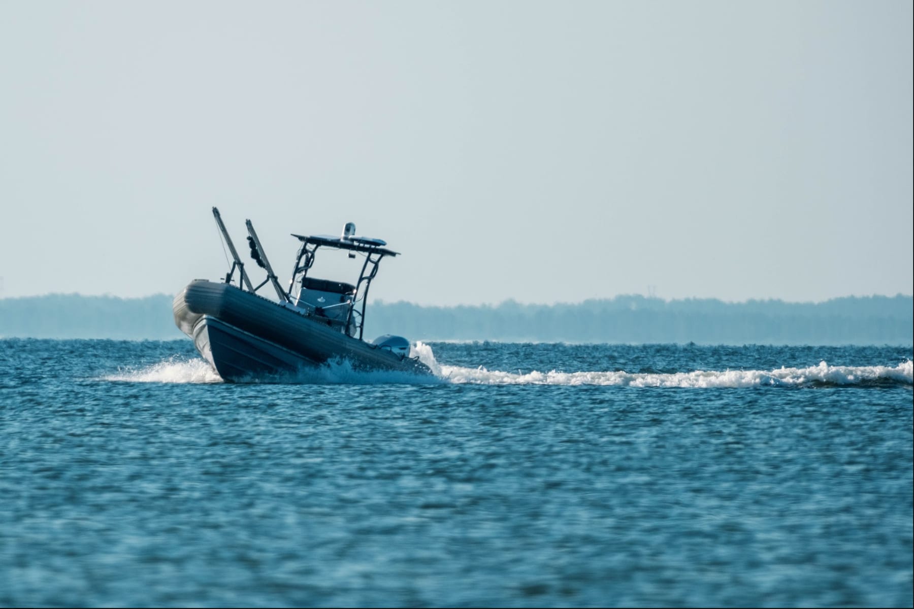 Blue Sky uncrewed surface vessel underway